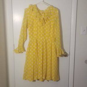 Hand made yellow dress